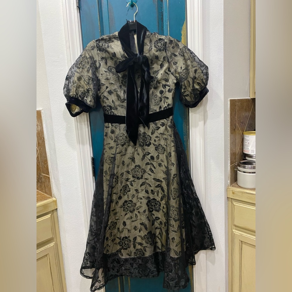 Floral Design Dress